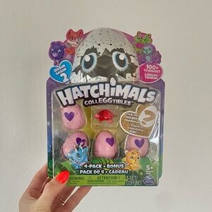 Hatchimals collEGGtibles 4 pack + bonus blind bag mystery animals gift season 2